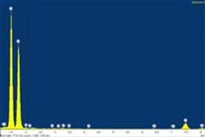EDX spectrum from RCF fibre EDX spectrum from RCF fibre